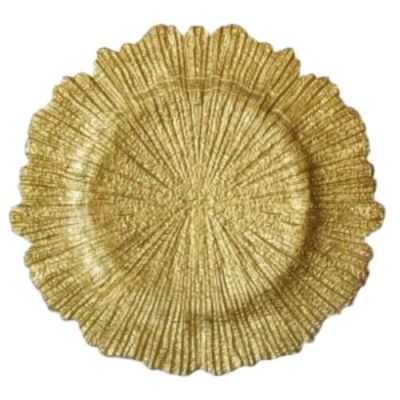 Image of Starburst Gold Charger 13"